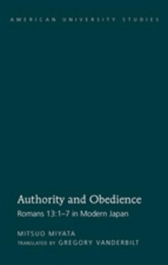Authority and Obedience - Vanderbilt, Gregory