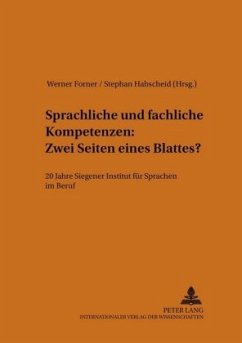 Cover Sprachliche und fachliche Kompetenzen: Zwei Seiten eines Blattes?