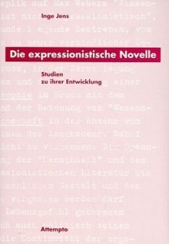 Die expressionistische Novelle - Jens, Inge