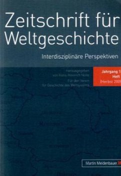 Cover Zeitschrift für Weltgeschichte (ZWG)