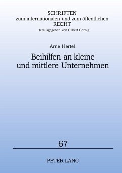 Cover Beihilfen an kleine und mittlere Unternehmen