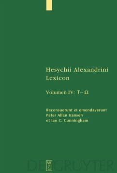 [Tau ¿ Omega] - Hesychius Alexandrinus