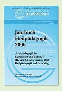 Jahrbuch Heilpädagogik 2006