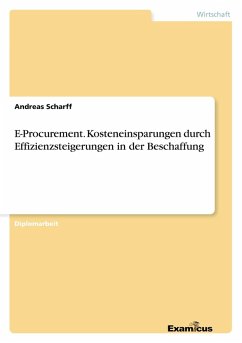 Cover E-Procurement. Kosteneinsparungen durch Effizienzsteigerungen in der Beschaffung