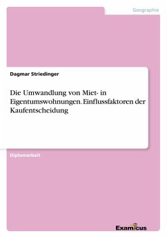 Cover Die Umwandlung von Miet- in Eigentumswohnungen. Einflussfaktoren der Kaufentscheidung