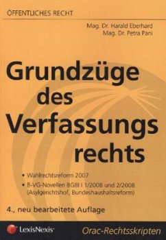 Öffentliches Recht - Grundzüge des Verfassungsrechts - Eberhard, Harald; Pani, Petra