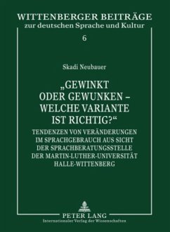 «Gewinkt oder gewunken ¿ welche Variante ist richtig?» - Neubauer, Skadi