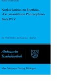 Notker latinus zu Boethius, »De consolatione Philosophiae«
