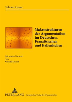 Cover Makrostrukturen der Argumentation im Deutschen, Französischen und Italienischen