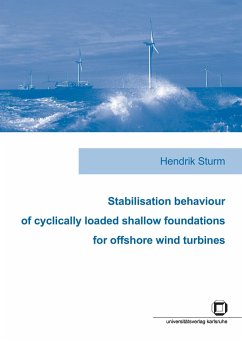 Stabilisation behaviour of cyclically loaded shallow foundations for offshore wind turbines