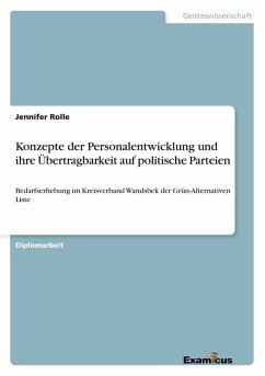 Konzepte der Personalentwicklung und ihre Übertragbarkeit auf politische Parteien - Rolle, Jennifer