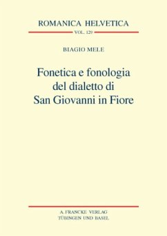 Cover Fonetica e fonologia del dialetto di San Giovanni in Fiore