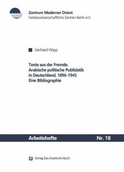 Texte aus der Fremde - Höpp, Gerhard