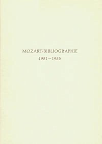 Mozart-Bibliographie / Mozart-Bibliographie