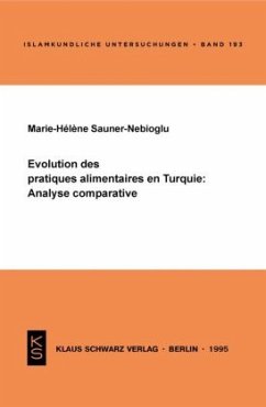 Évolution des pratiques alimentaires en Turquie: Analyse comparative - Sauner-Nebioglu, Marie-Hélène