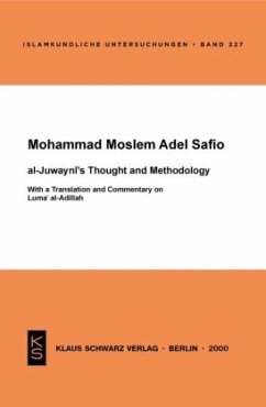 Al-Juwayni's Thought and Methodology - Saflo, Mohammad M. A.