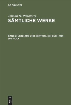 Cover Lienhard und Gertrud. Ein Buch für das Volk