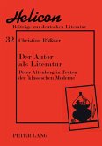 Der Autor als Literatur
