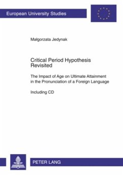 Critical Period Hypothesis Revisited - Jedynak, Malgorzata