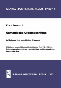 Cover Osmanische Grabinschriften