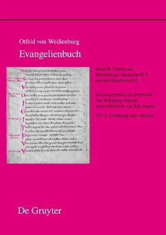 Edition der Heidelberger Handschrift P (Codex Pal. Lat. 52) und der Handschrift D (Codex Discissus: Bonn, Berlin/Krakau, Wolfenbüttel) - Weißenburg, Otfrid von