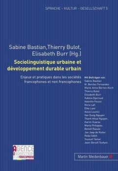 Sociolinguistique urbaine et développement durable urbain