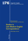 Studies in Late Modern English Correspondence