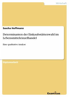 Determinanten der Einkaufsstättenwahl im Lebensmitteleinzelhandel - Hoffmann, Sascha
