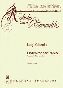 Cover Konzert d-Moll, Flöte und Orchester. Klavierauszug.