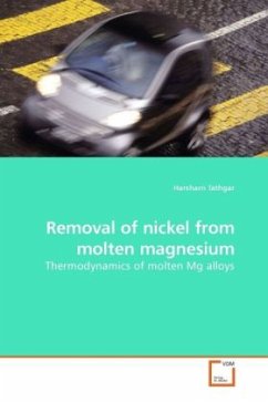 Cover Removal of nickel from molten magnesium