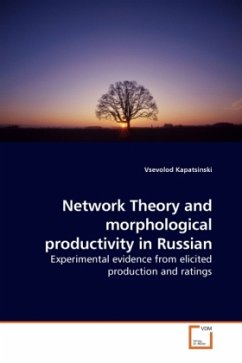 Network Theory and morphological productivity in Russian - Kapatsinski, Vsevolod