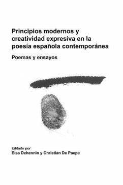 Cover Principios modernos y creatividad expresiva en la poesía española contemporánea