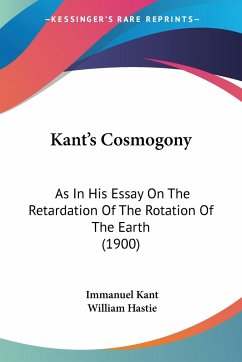 Kant's Cosmogony