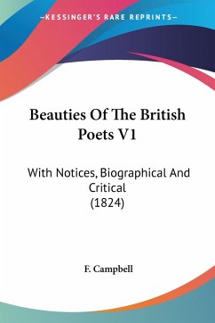 Beauties Of The British Poets V1