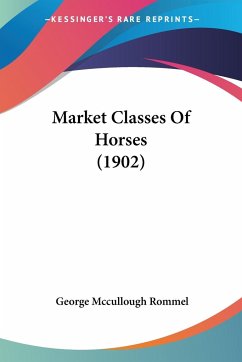 Market Classes Of Horses (1902)