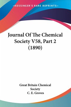 Journal Of The Chemical Society V58, Part 2 (1890)