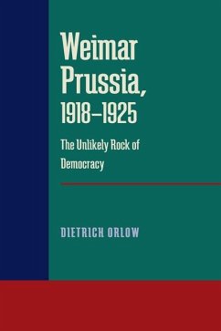 Cover Weimar Prussia, 1918-1925