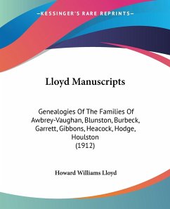 Lloyd Manuscripts - Lloyd, Howard Williams