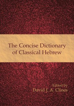 The Concise Dictionary of Classical Hebrew