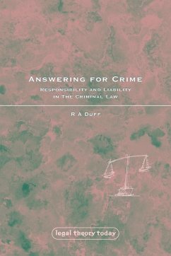 Answering for Crime - Duff, Antony