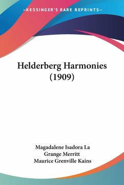 Helderberg Harmonies (1909) - Merritt, Magadalene Isadora La Grange