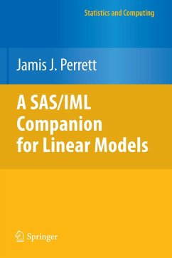 A Sas/IML Companion for Linear Models - Perrett, Jamis J.