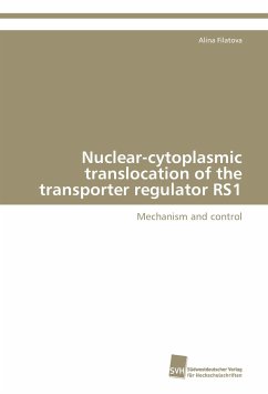 Nuclear-cytoplasmic translocation of the transporter regulator RS1 - Filatova, Alina