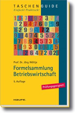 Cover Formelsammlung Betriebswirtschaft: 4. Auflage - Prüfungsgeeignet!