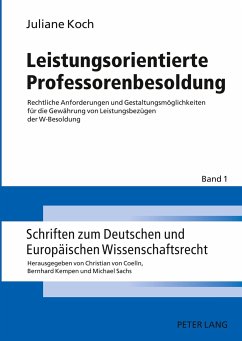 Leistungsorientierte Professorenbesoldung - Lorenz, Juliane