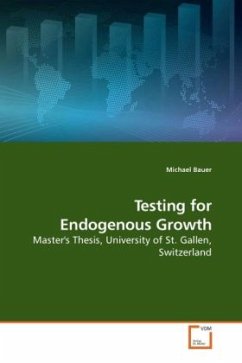 Testing for Endogenous Growth - Bauer, Michael