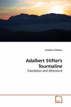 Adalbert Stifter's Tourmaline - Tillotson, Jonathan