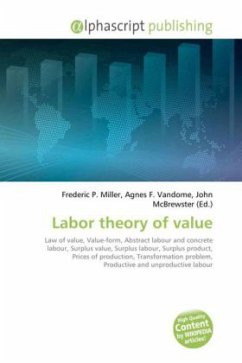 Labor theory of value