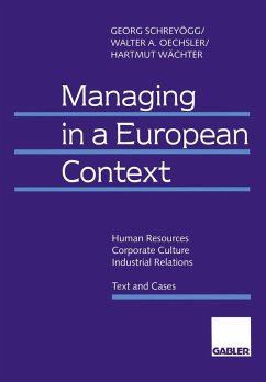 Cover Managing in a European Context
