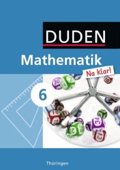 Cover 6. Schuljahr, Lehrbuch / Duden Mathematik 'Na klar!', Ausgabe Thüringen